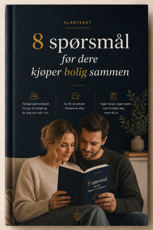 8 spørsmål før dere kjøper bolig sammen